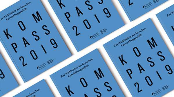 Cover der Veröffentlichung "Kompass 2019: Zur Wirklichkeit der deutschen Entwicklungspolitik"