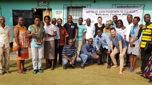 Workshop des "Land for Life" Projekts 2018 in Sierra Leone
