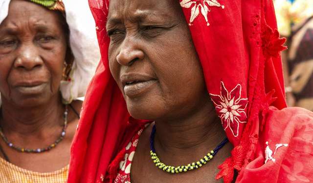 Zwei Bäuerinnen in Mali. Die meisten Menschen in der Region Mopti leben von der Landwirtschaft und der Viehzucht.