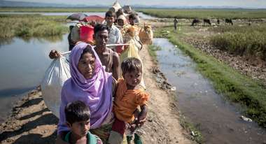 Flüchtlinge der Rohingya in Cox's Bazar, Bangladesch, 2018.