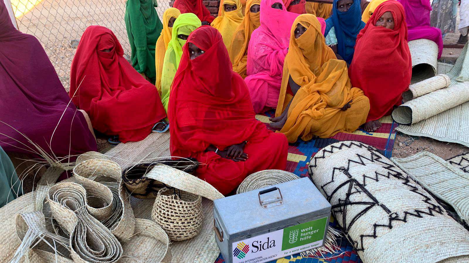 Frauen in einem Camp für Binnenflüchtlinge in Port Sudan.