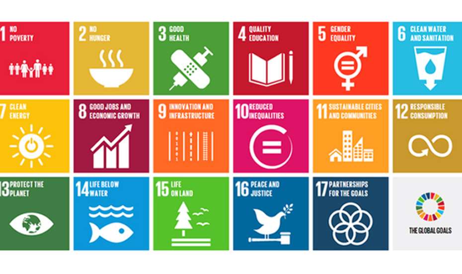The 17 UN Sustainable Development Goals set in 2015.