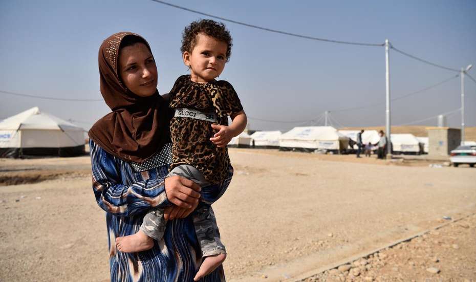 Fluechtlinge im Irak refugees in Iraq
