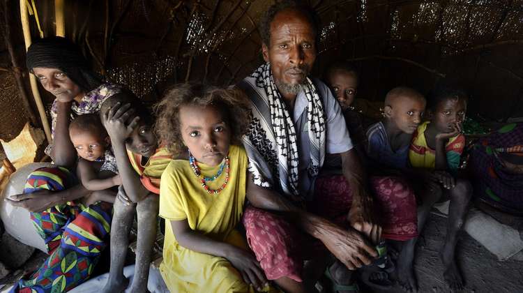 Famillie in Äthiopien