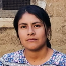 Eine Projektteilnehmerin in Peru. 
