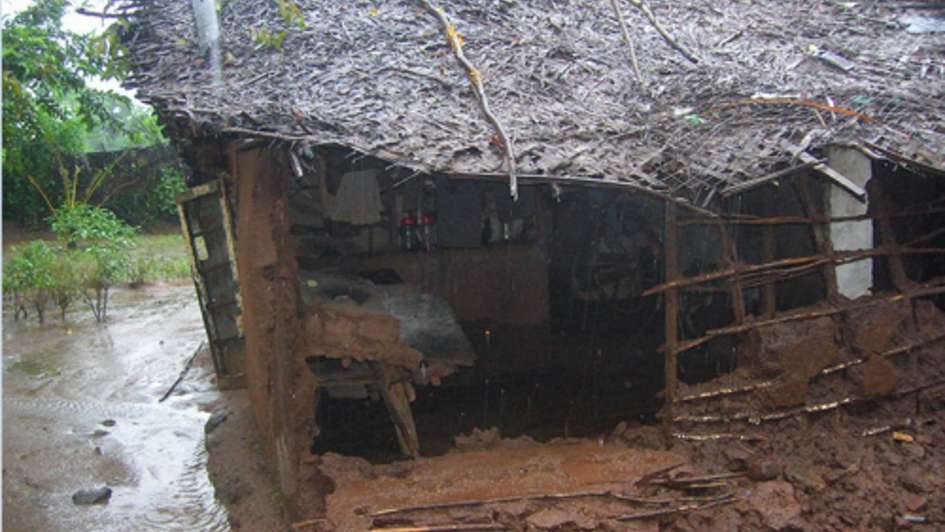 Hütte in Sri Lanka.