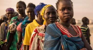 Frauen im Flüchtlingscamp Bentiu im Südsudan