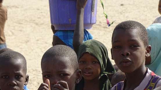 Kinder im Flüchtlingscamp in Diffa, Niger.