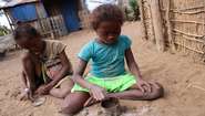 Spielende Kinder, Madagaskar 2021.