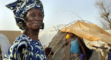 Frau in Mali