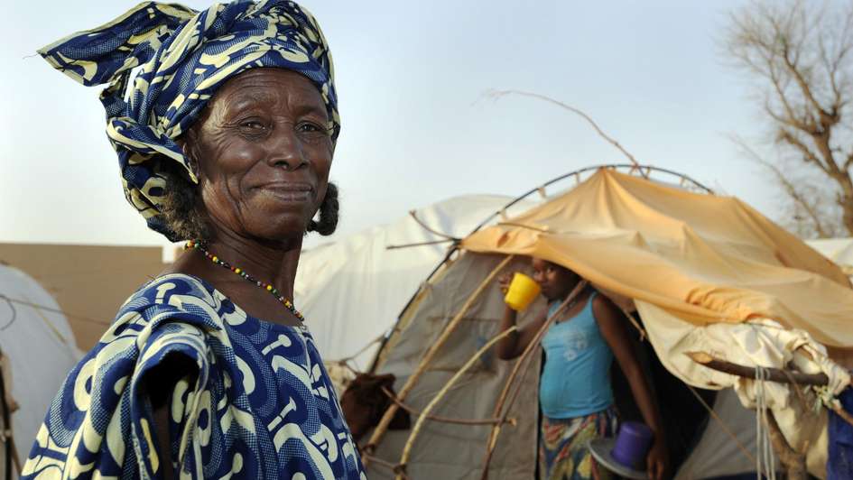 Frau in Mali