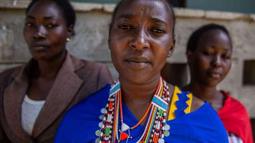 Bäuerin und Massai-Frau Dorothy Tikage, 2018, Kenia.