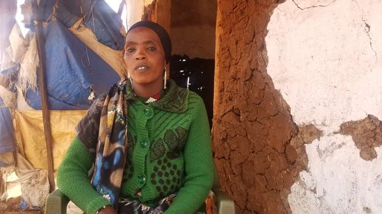 Porträt einer Frau in Äthiopien