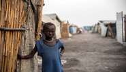 Ein Kind im Flüchtlingscamp in Bentiu, Südsudan