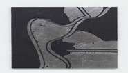 Blattsilber, Farbe auf Holzplatte von Nick Mauss: Ohne Titel, 2008