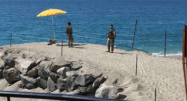 Soldaten beim G7-Gipfel in Taormina