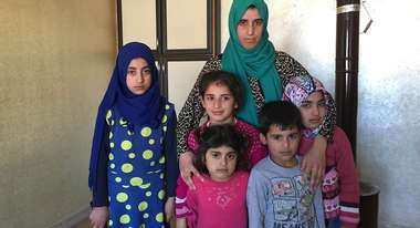 Familienfoto: Ayshas und ihre Kinder.