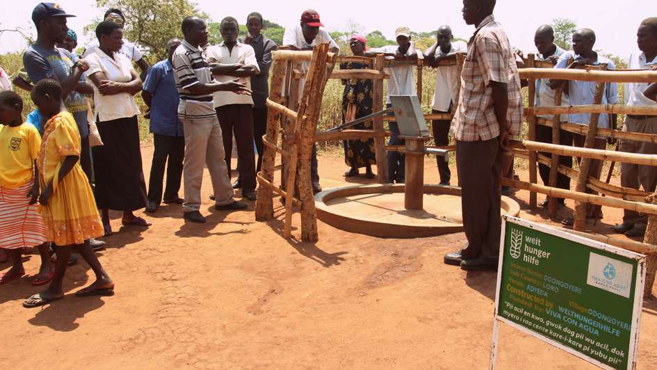 Seit Odogoyere einen eigenen Brunnen hat, haben sich Gesundheit und Hygiene stark verbessert.