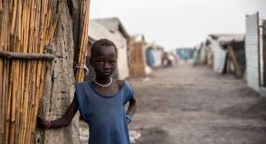 Kind im Flüchtlings-Camp in Bentiu, Südsudan