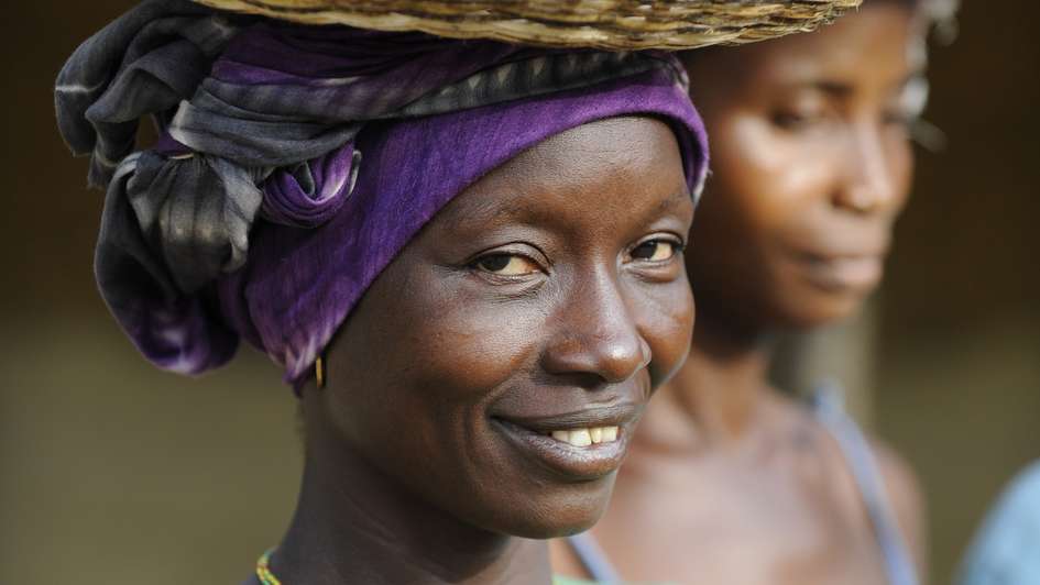 Portrait einer Frau Sierra Leone Portrait of a woman Sierra Leone
