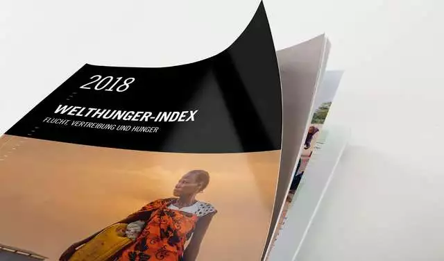 Titel des Welthunger-Index 2018 Titel des Welthunger-Index 2018