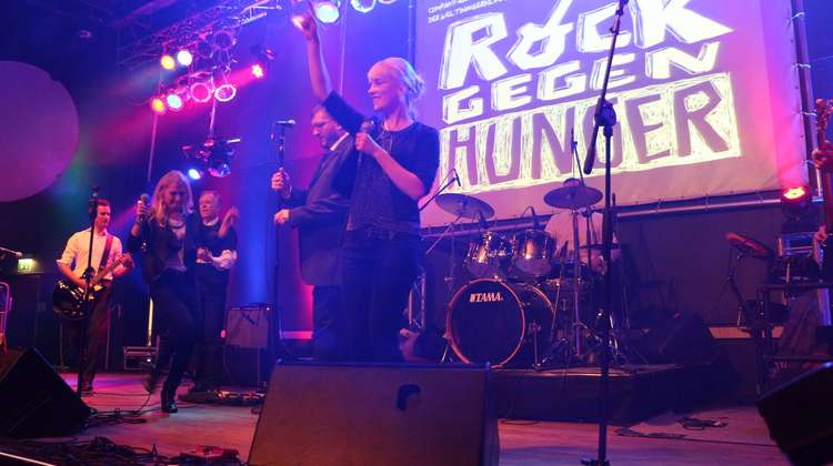 Band bei Rock gegen Hunger Düsseldorf