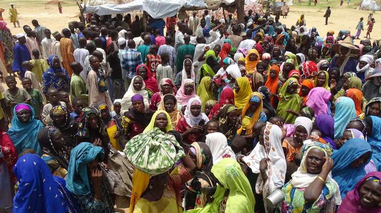 Menschenmenge in Niger