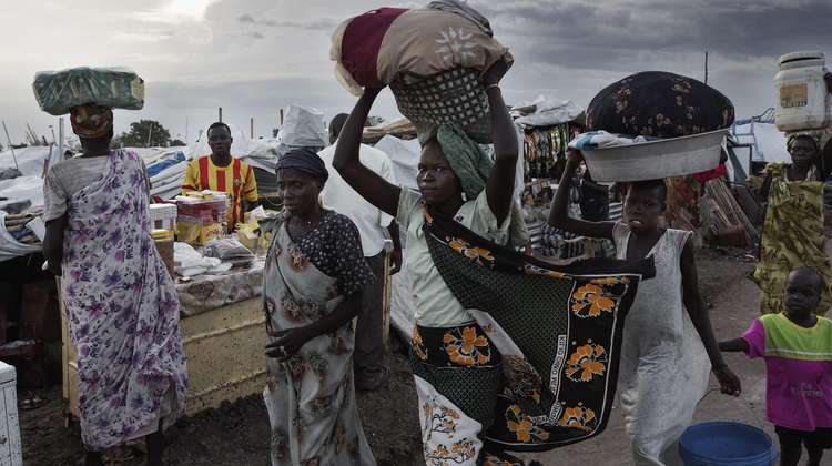 Konflikt und humanitaere Krise im Suedsudan Conflict and humanitarian crisis in South Sudan