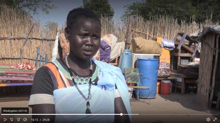 Videomaterial zum Südsudan. 