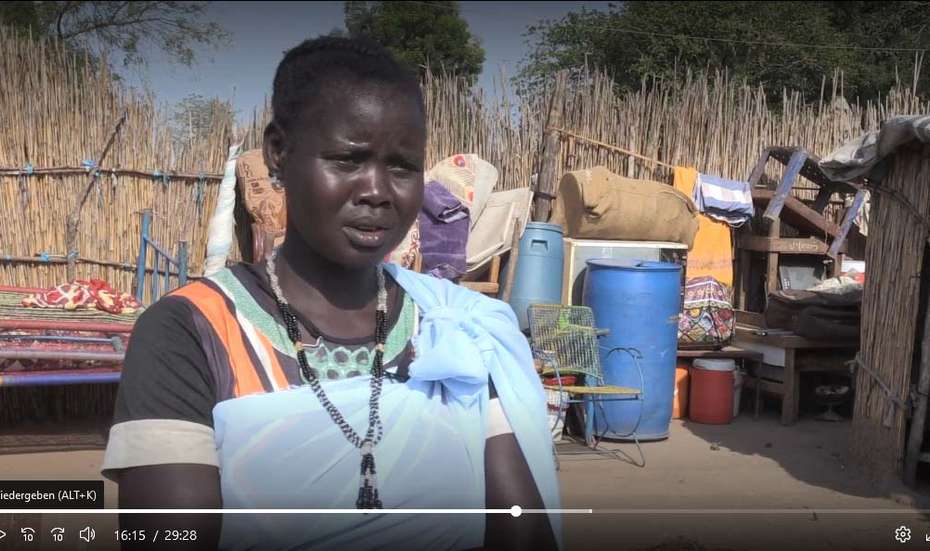 Videomaterial zum Südsudan. 