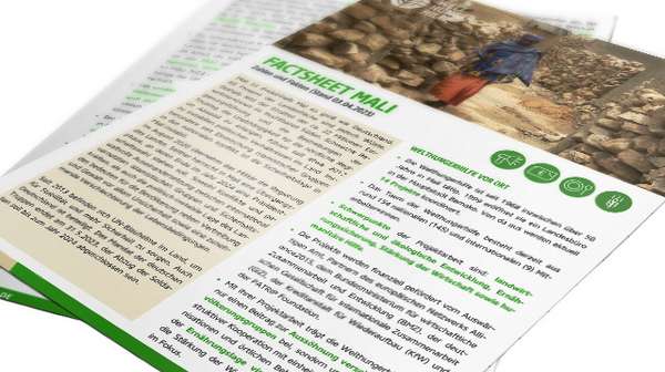 Vorschau des Factsheets zur Arbeit der Welthungerhilfe in Mali.