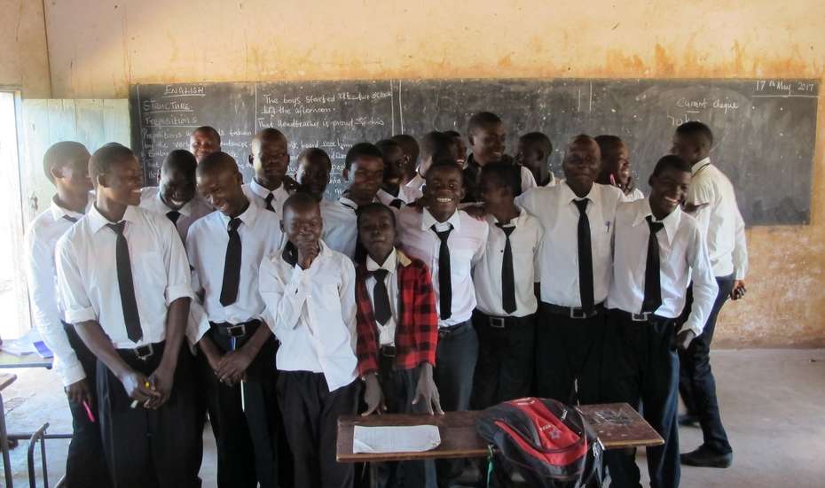 Schüler in Sambia