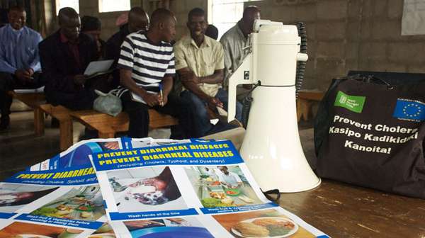 Welthugerhilfe unterstützt in Simbabwe den Kampf gegen die Cholera.