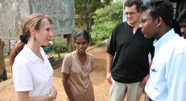 Simone Pott und Martin Baumann, Projektberater in Sri Lanka