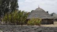 Kleines Bauernhaus in Äthiopien