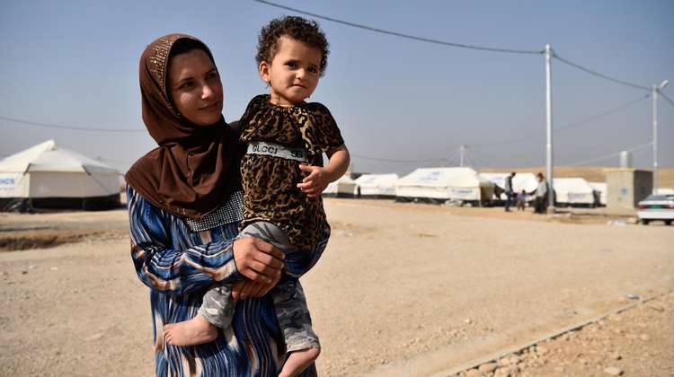 Fluechtlinge im Irak refugees in Iraq