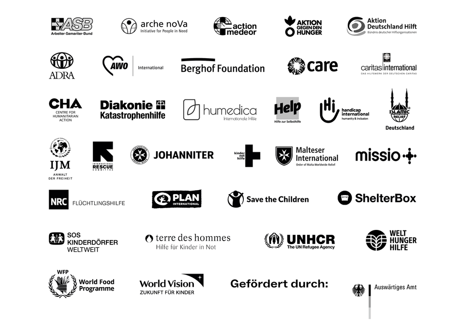 Sammlung von Logos von NGOs