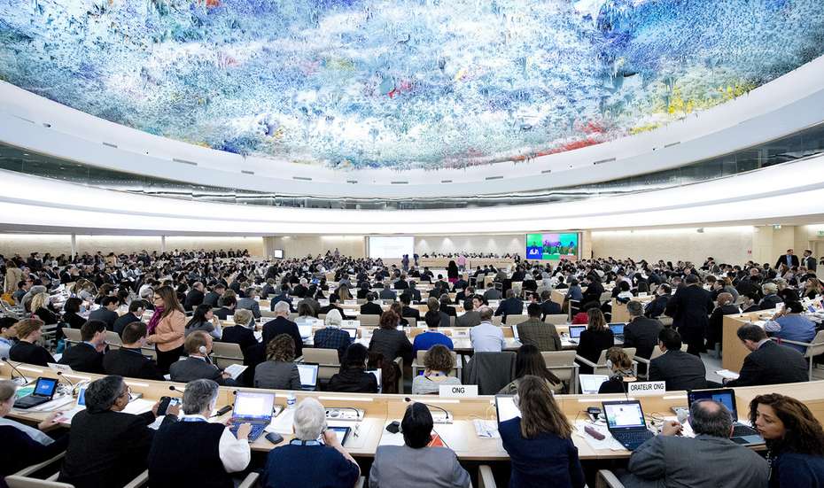 Bild: Der UN-Menschenrechtsrat in Genf.