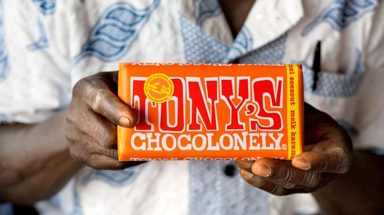 Schokolade von Tony’s Chocolonely