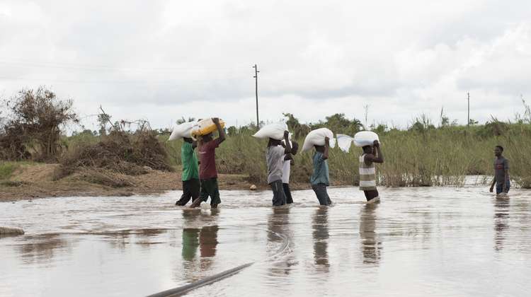 Jahresbericht Welthungerhilfe 2019 Mozambique Idai Überschwemmung