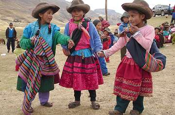 Mädchen in Ayacucho