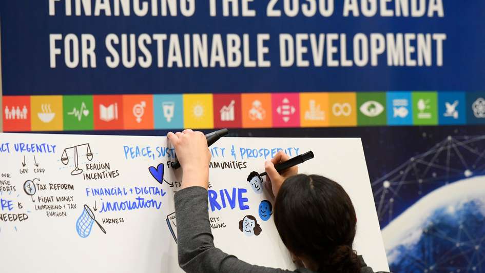 Grafik: Financing the 2030 agenda for sustainable development
