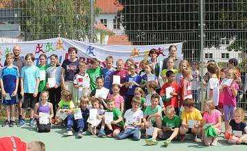 Jubiläumslauf an der Grundschule Alt-Karow.